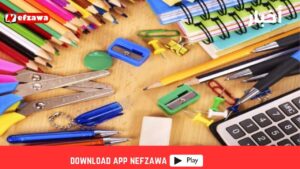 صورة-تحتوي-على -مجموعة-لوازم-مدرسية